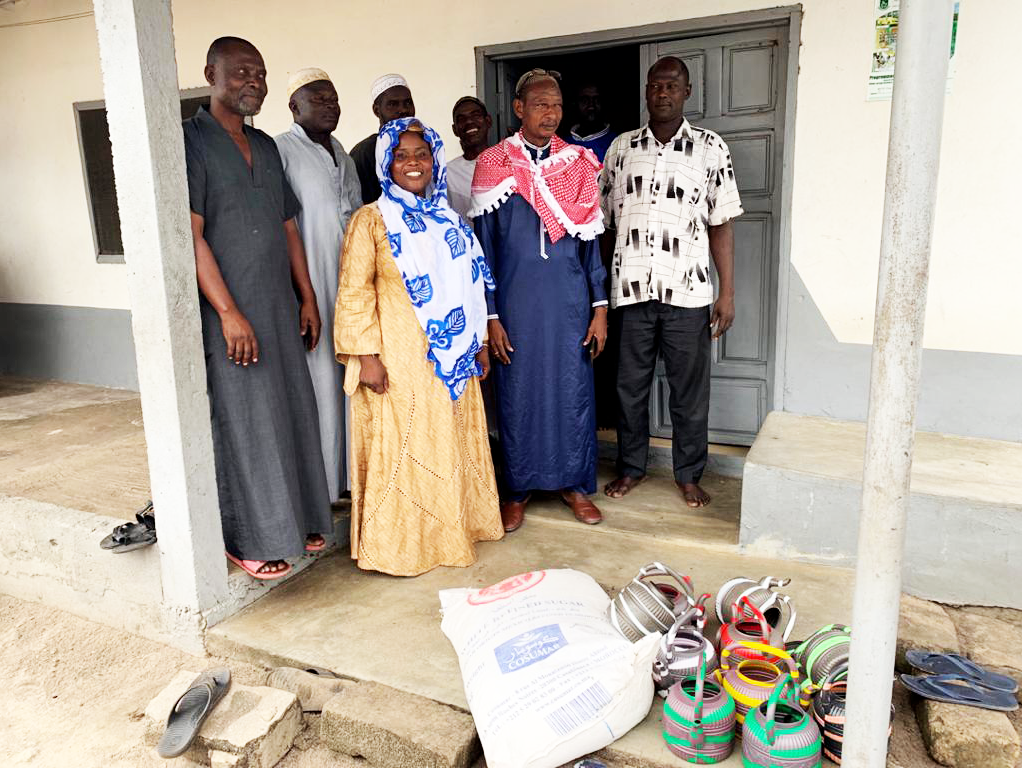 Dorcas Affo-Toffey Distributes Sugar and Kettle to Muslims in Jomoro 