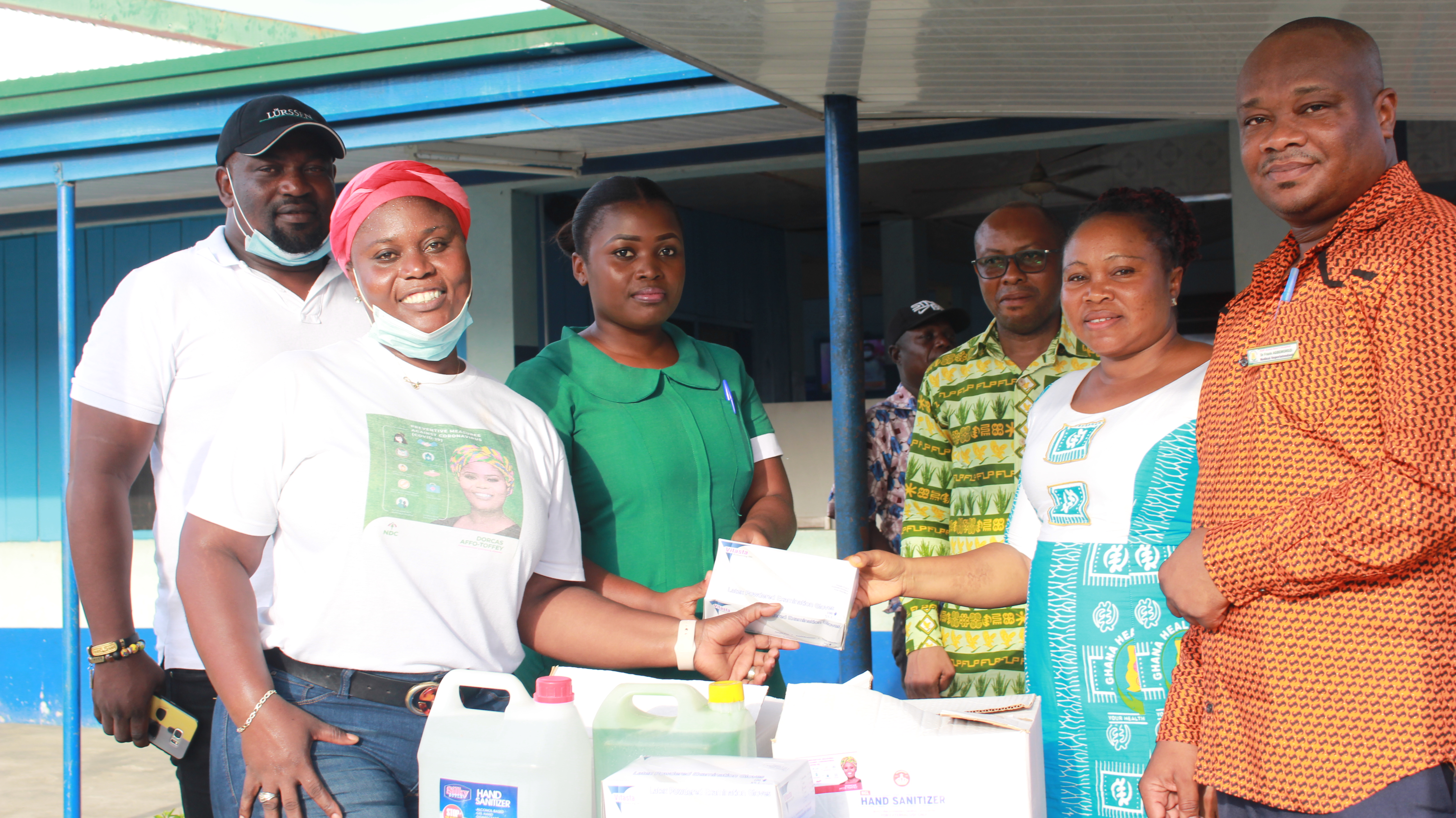 NDC Parliamentary Candidate for Jomoro, Dorcas Affo-Toffey Helps in the Fight Against the Novel Coronavirus 